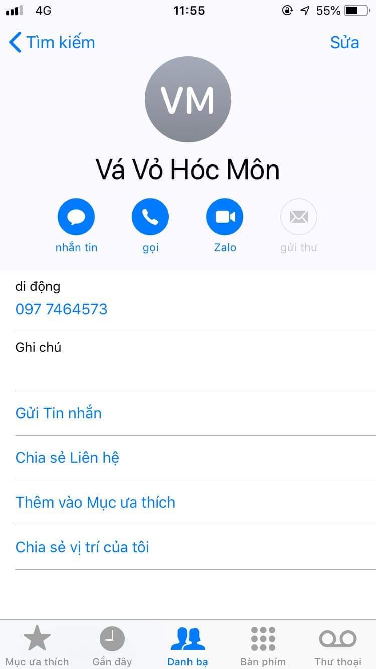 Vá Vỏ Hóc Môn - Hồ Chí Minh