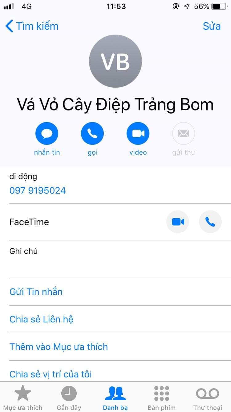 Vá vỏ cây điệp - Trảng Bom - Đồng Nai