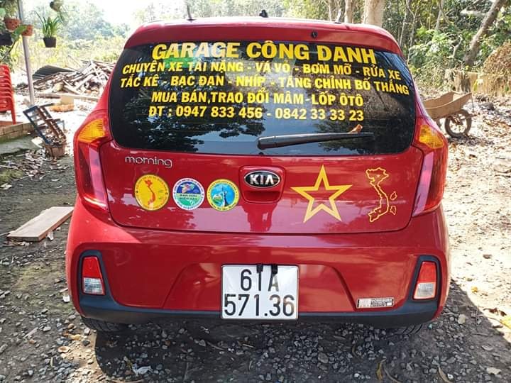 Vá vỏ + gara phú giáo bình dương