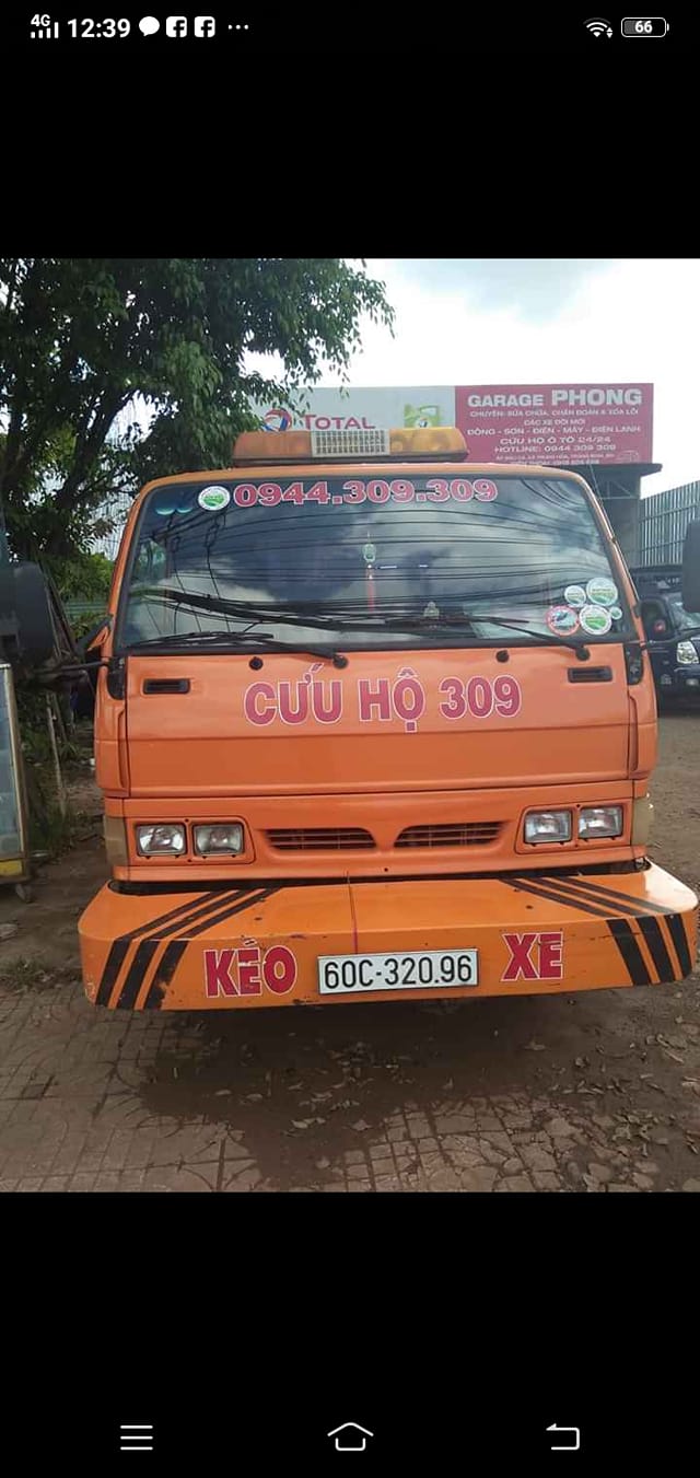 Cứu hộ gara khu vực trảng bom gần trạm thu phí