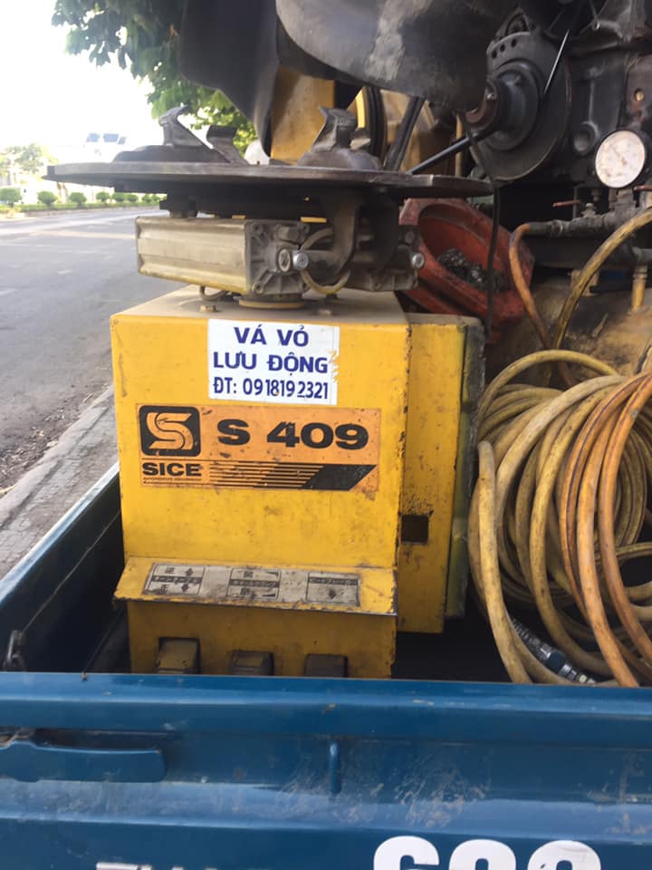 Vá vỏ lưu động tp mỹ tho Tiền Giang